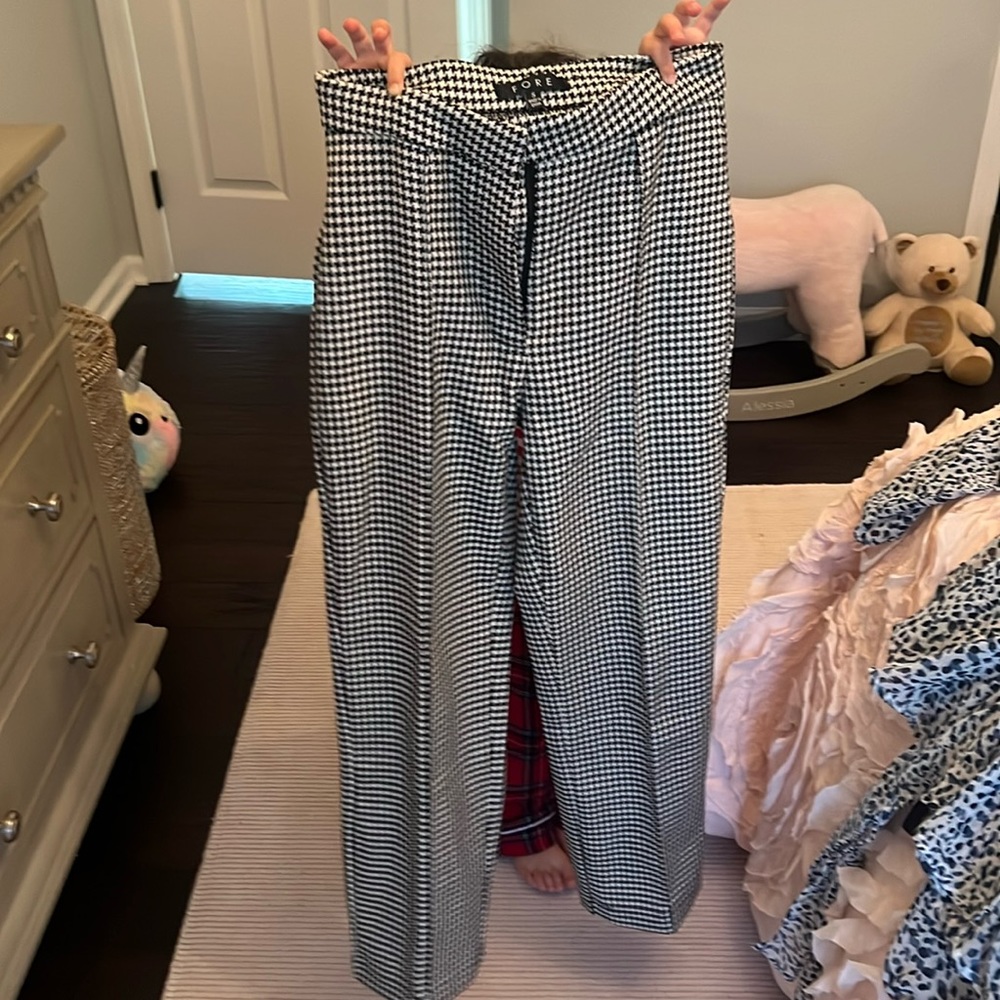 Herringbone pants -worn once - didn’t need a hem I am 5’2